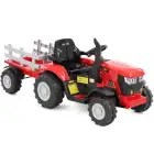 Trator Eléctrico com Atrelado Vermelho